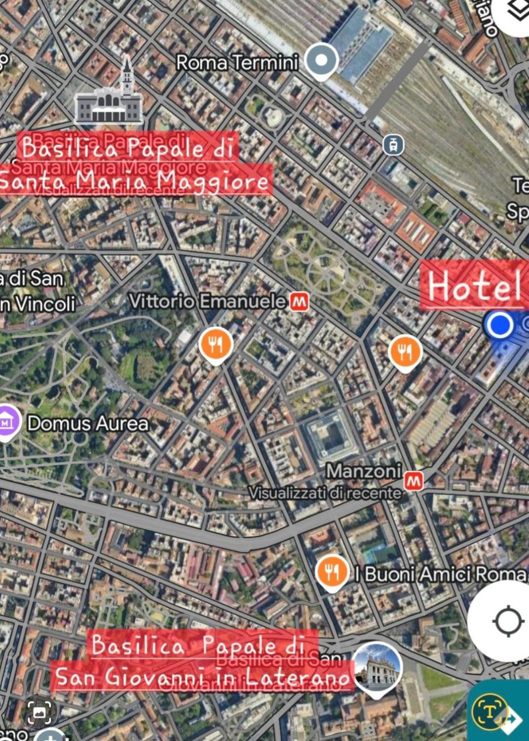 Hotel Principe Eugenio Řím Exteriér fotografie